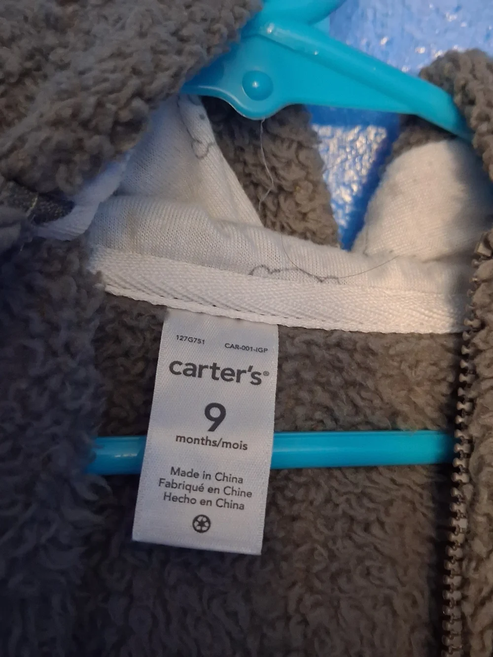 Carters cozy sherpa